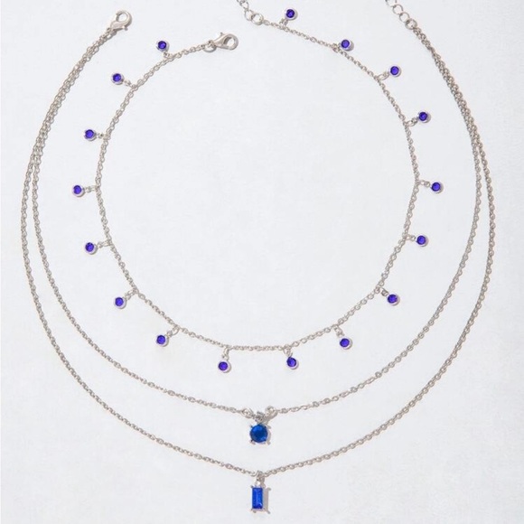 2pcs/set layered Necklace - Picture 4 of 5